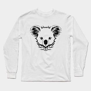 Koala Animal Freedom World Wildlife Wonder Vector Graphic Long Sleeve T-Shirt